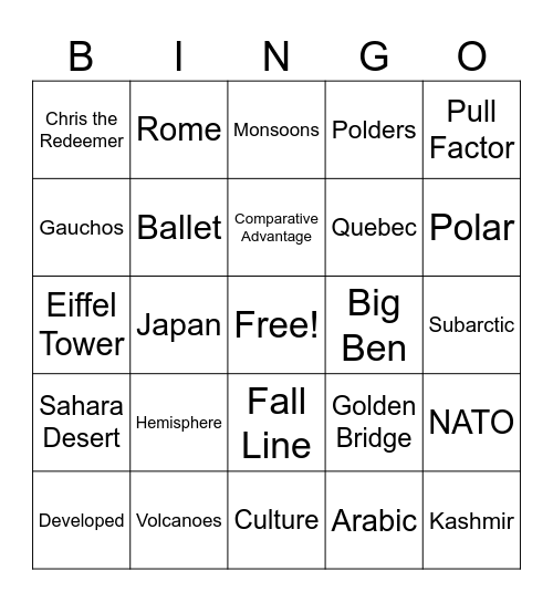 MGS Bingo Card Bingo Card