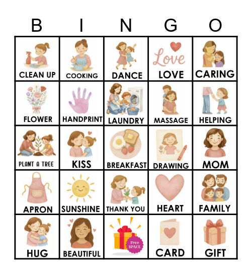 LOVE&THANKS Bingo Card