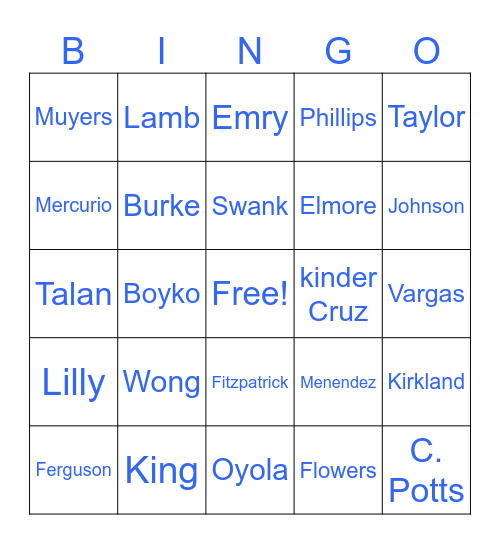 Teacher EOY Celebration Bingo Card