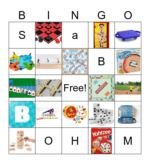 GAMES Bingo Card