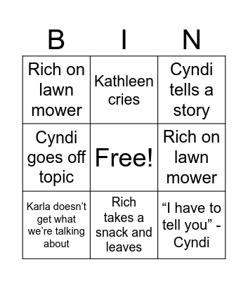 PD Day 2025 Bingo Card