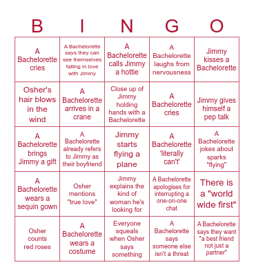 Bachie Bingo Card