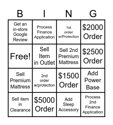 Memorial Day Bingo Card