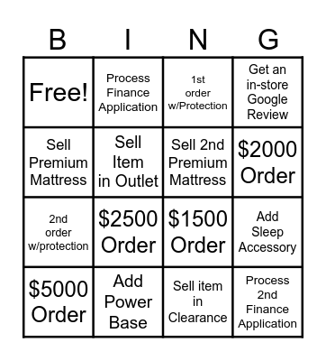 Memorial Day Bingo Card