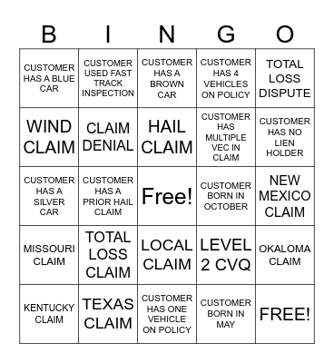 NCRT BINGO! Bingo Card
