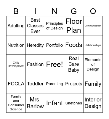 FCS BINGO Card