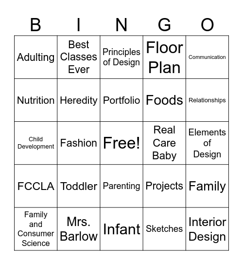 FCS BINGO Card