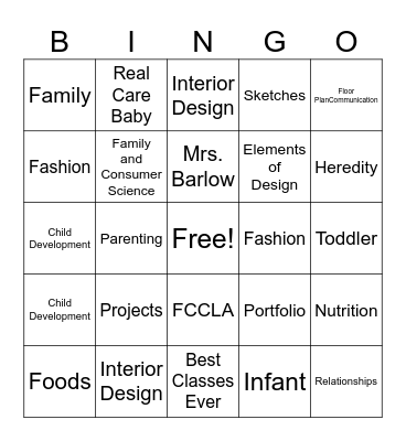 FCS BINGO Card