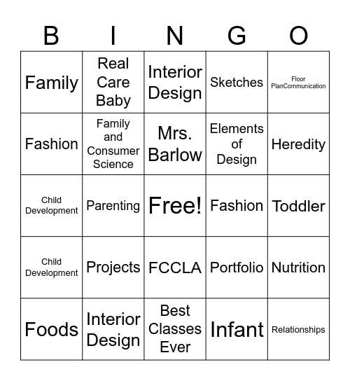 FCS BINGO Card