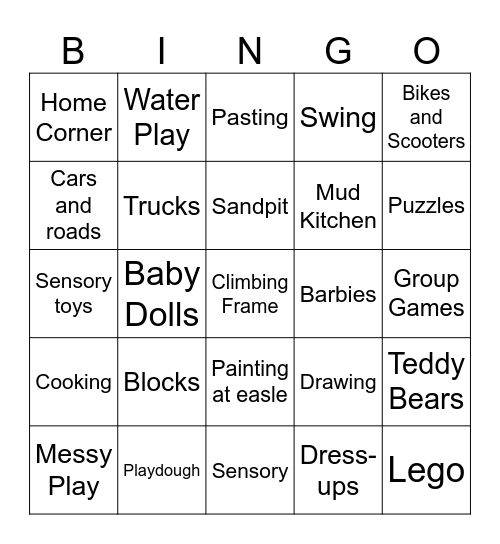 Play Bingo Card
