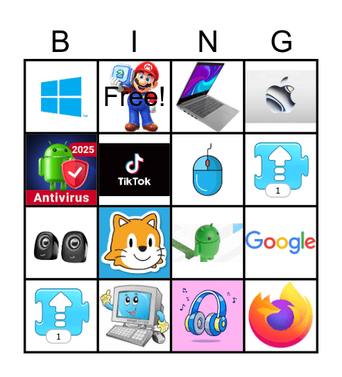 Bingo Tecnologico Bingo Card