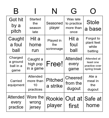 SOVWA 2025 Bingo Card