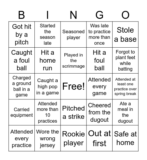 SOVWA 2025 Bingo Card