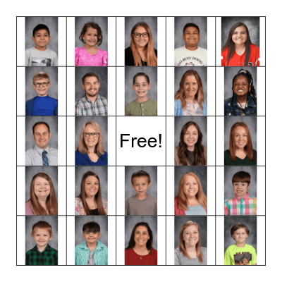 Friends of Room 22 Bingo Card