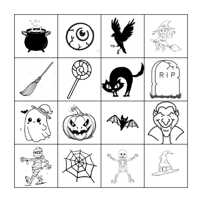 Halloween Bingo Card