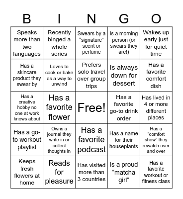Appleby Bingo Card