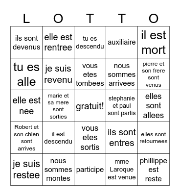 mrs dr vandertrampp Bingo Card