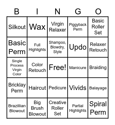 Cosmo Bingo Card