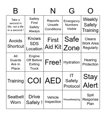 WOW Trailers Bingo Card