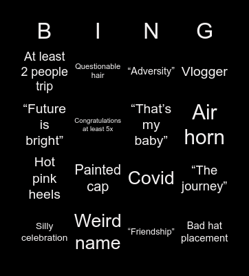 Charlington Graduates! Bingo Card