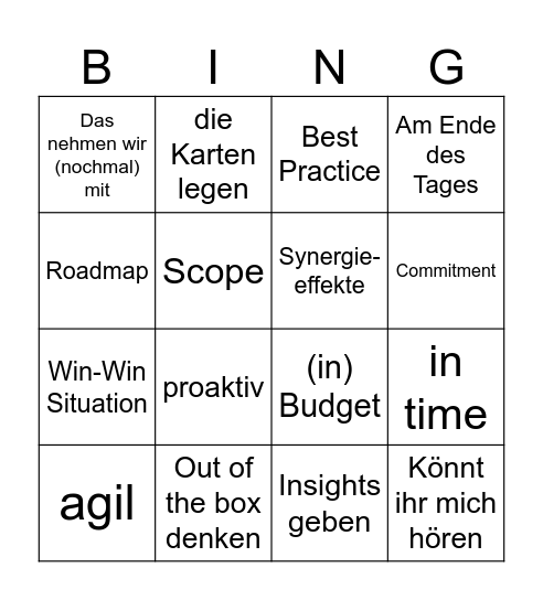 Famous PM Words Bingo Card