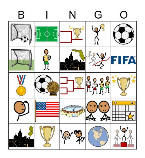 FIFA World Cup 2025 Bingo Card
