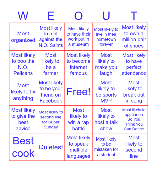 RETIREMENT BINGO Card