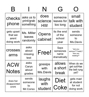 ASC BINGO Card