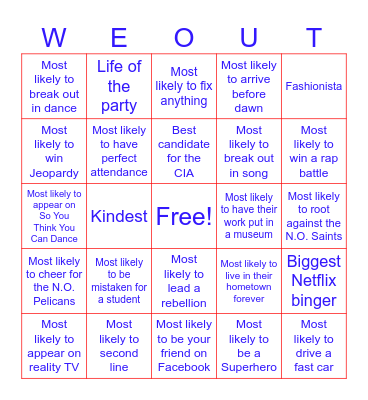 RETIREMENT BINGO Card