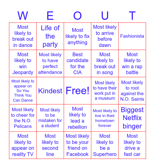RETIREMENT BINGO Card