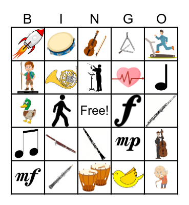 Music Bingo Card