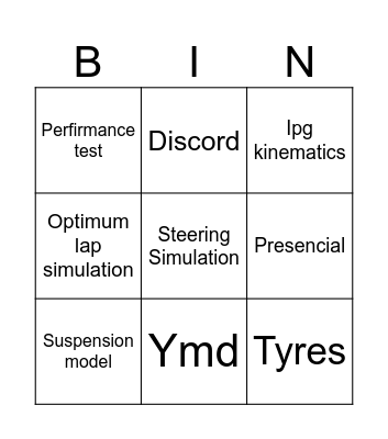 Bingo vd Bingo Card