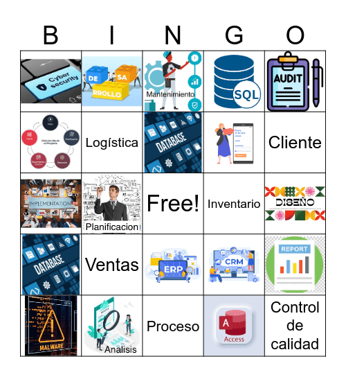 Sistemas de Informacion Bingo Card