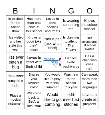 Find Someone Outside of Your Family Who... Bingo Card
