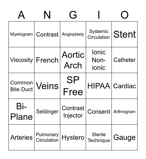 RDTC105 Bingo Card