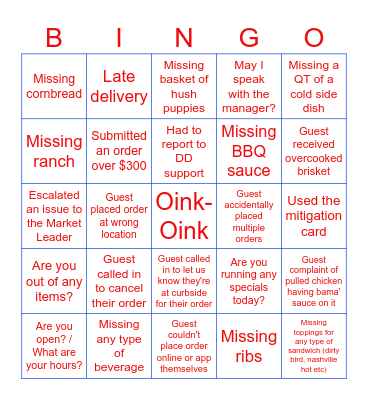 Happy Memorial Day! Bingo Card