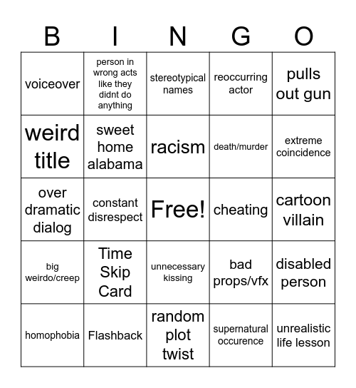 tomorrows teachings Bingo Card