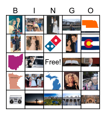 Friends Bingo Card