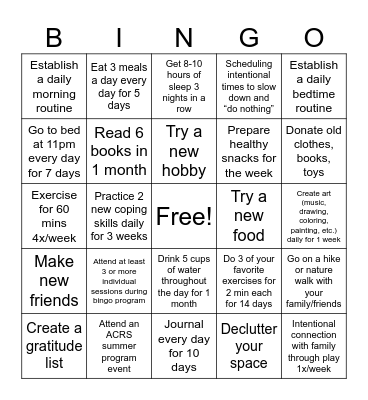 C Chen Bingo Card
