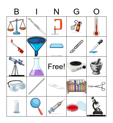 Science Bingo Card