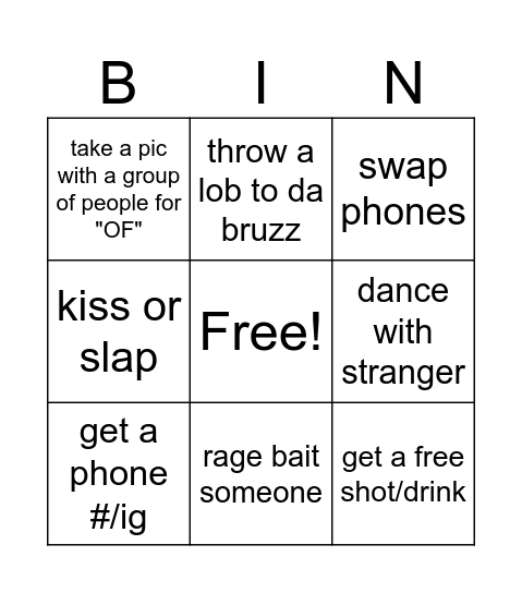 irl wyoming Bingo Card