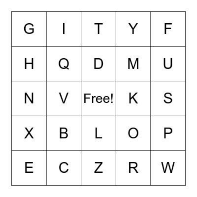 English sounds : พยัญชนะเดี่ยว Bingo Card