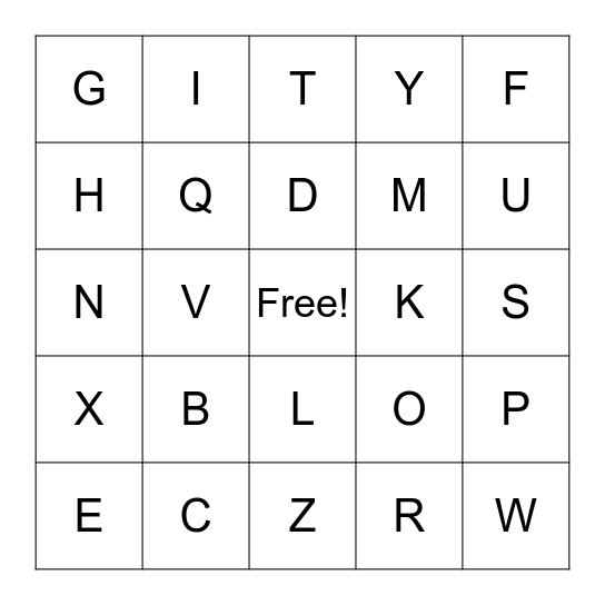 English sounds : พยัญชนะเดี่ยว Bingo Card