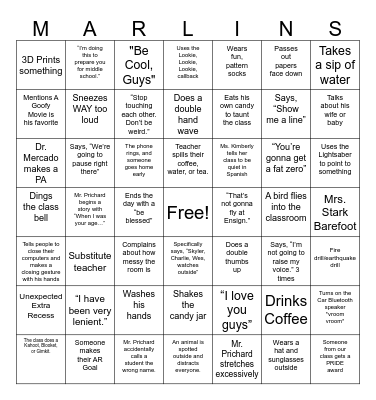 End of 6th Grade Bingo! Bingo Card