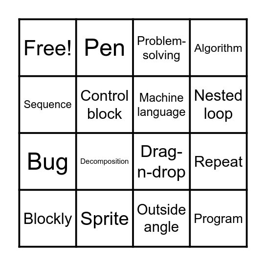Your Final FINAL Day Bingo Card