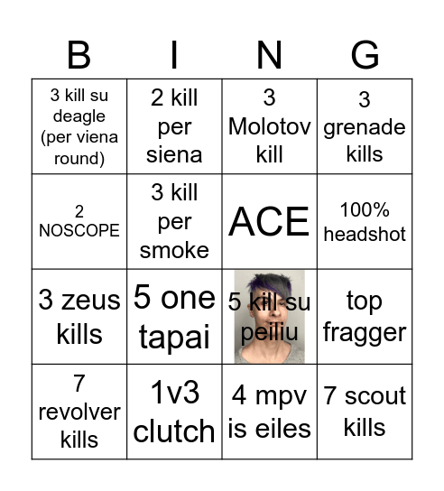 CS BINGO Card