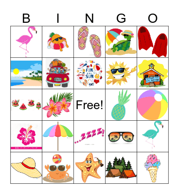 Sweet Summertime! Bingo Card