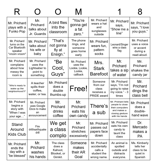 6th Grade End of the Year Bingo! Bingo Card