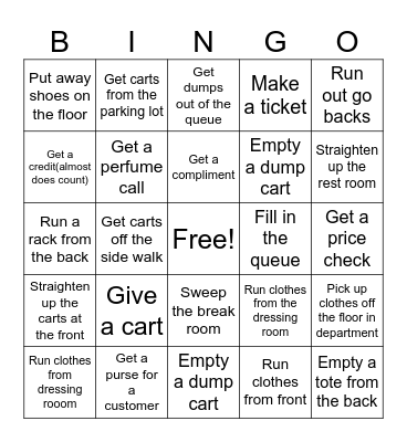 243 Bingo Card