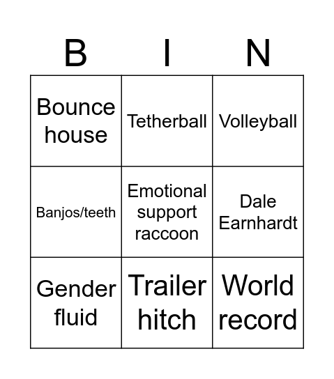 Welcome to Wilkesboro Bingo Card